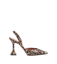 [Amina Muaddi] Sandals SS26 HOLLI SLING 95 LEOPA