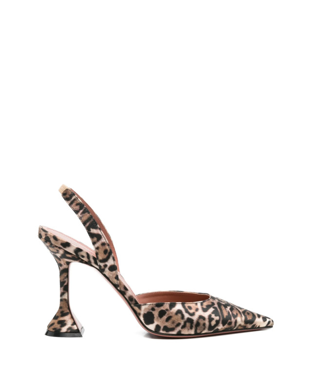 [Amina Muaddi] Sandals SS26 HOLLI SLING 95 LEOPA