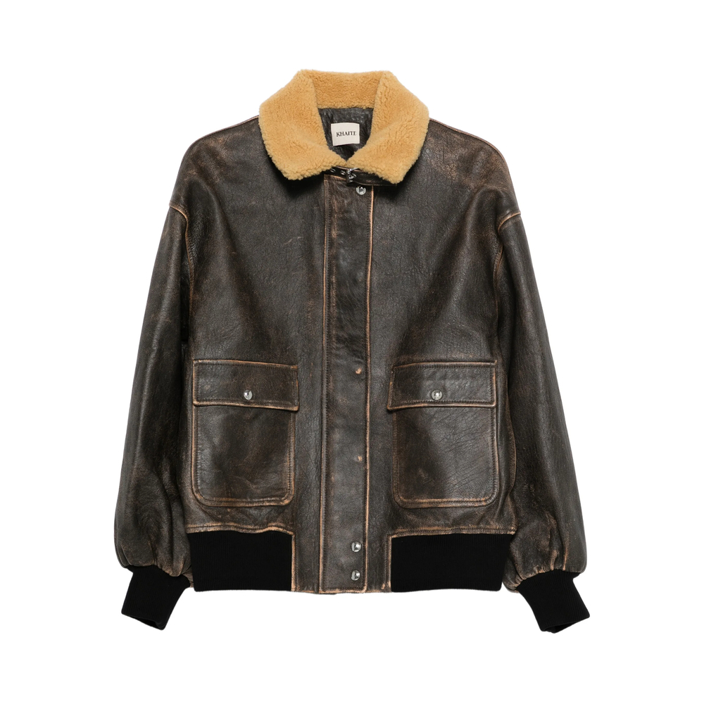 [KHAITE] Leather Jacket SS26 6075787 L787 950