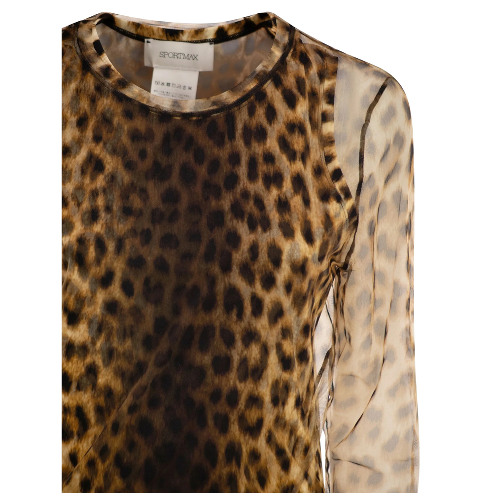[SPORTMAX] T-shirts Long Sleeve SS26 SPXZEBU 279 001