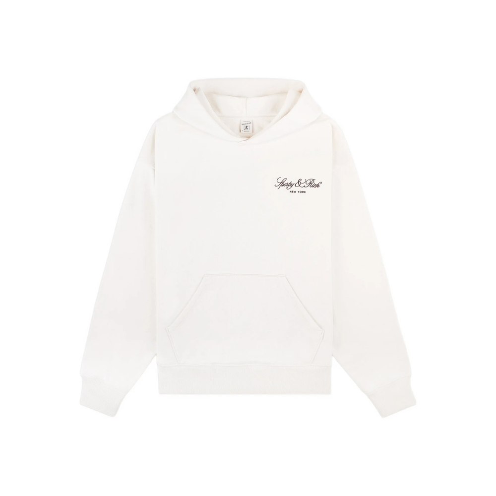[SPORTY & RICH] Hoodie SS26 ST09165232WH  ECRU