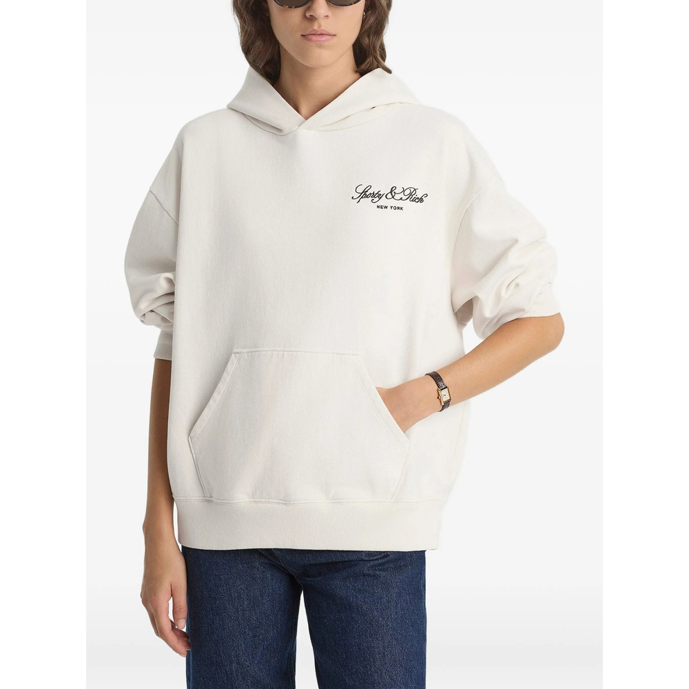 [SPORTY & RICH] Hoodie SS26 ST09165232WH  ECRU
