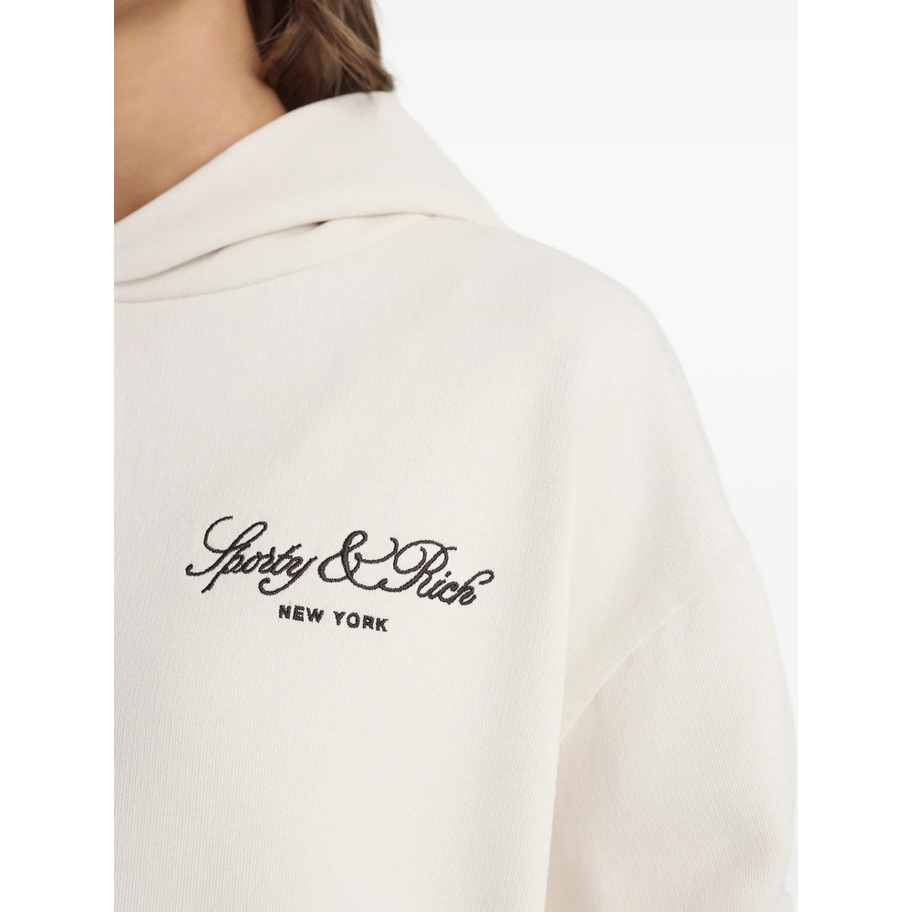 [SPORTY & RICH] Hoodie SS26 ST09165232WH  ECRU