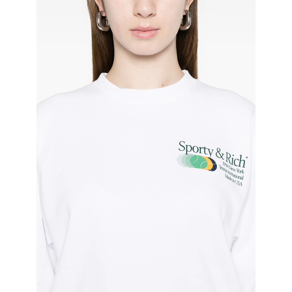 [SPORTY & RICH] Sweatshirt SS26 ST07161174WH  WHITE