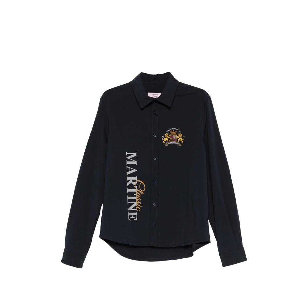 [Martine Rose] Shirts Long Sleeve SS26 492WSP13504  BLU