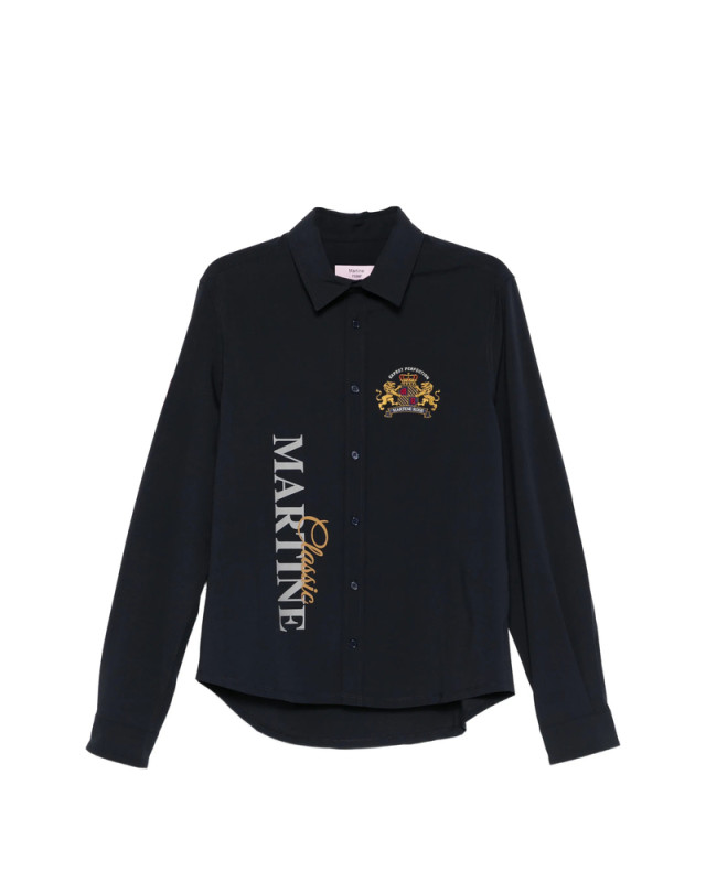 [Martine Rose] Shirts Long Sleeve SS26 492WSP13504  BLU
