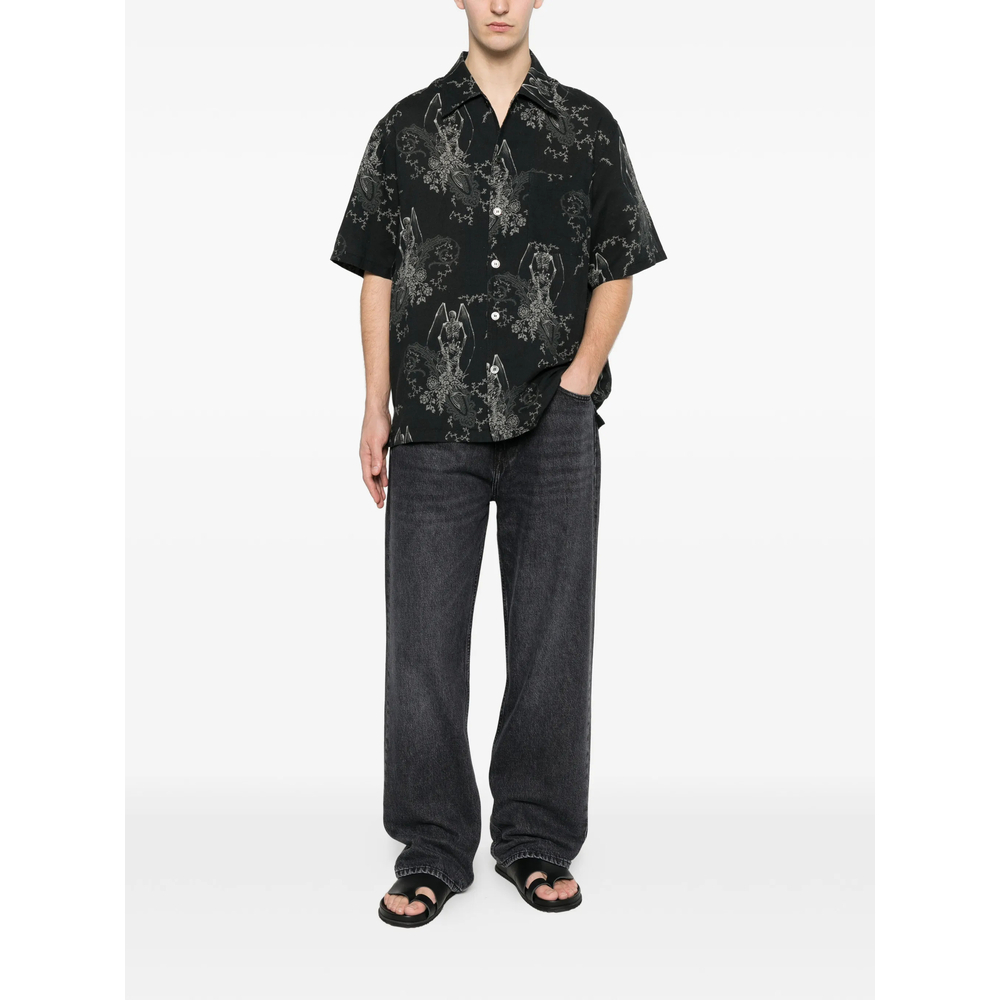 [Our Legacy] Shirts Short Sleeve SS26 M2262EDP  DEATH