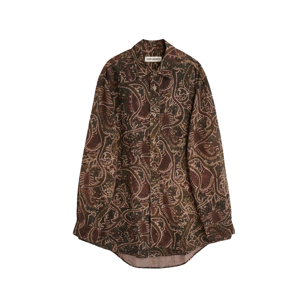 [Our Legacy] Shirts Long Sleeve SS26 M2262VSP  SNAKE