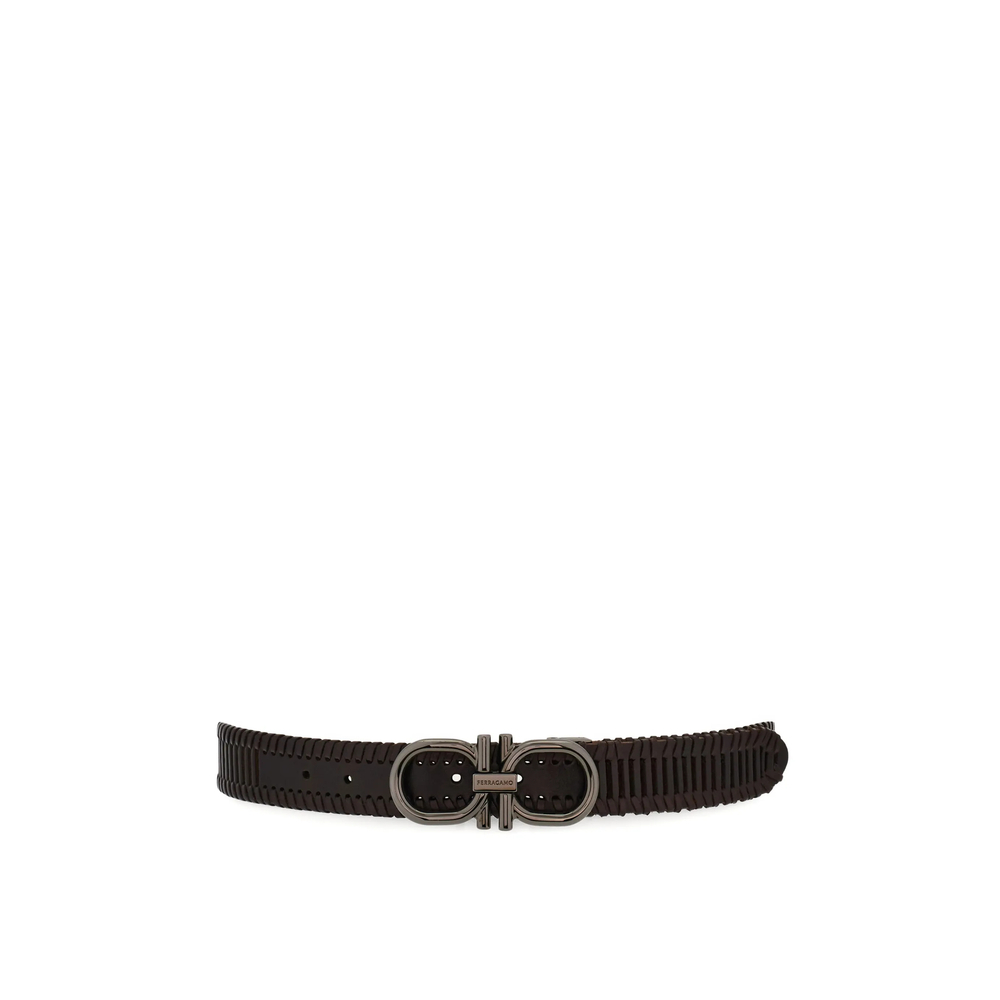 [Ferragamo] Belt SS26 670710 0793316- NERO