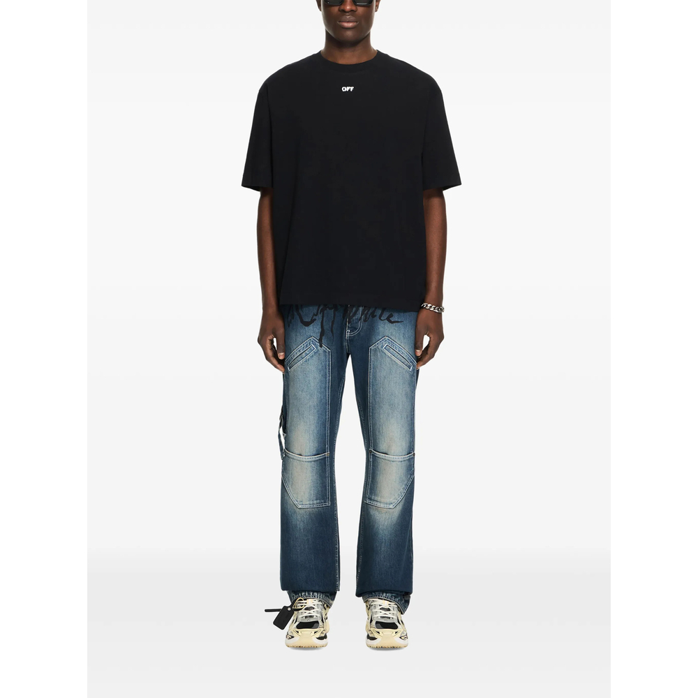 [Off-White] T-shirts Short Sleeve SS26 44MAA120S26 J00J 001