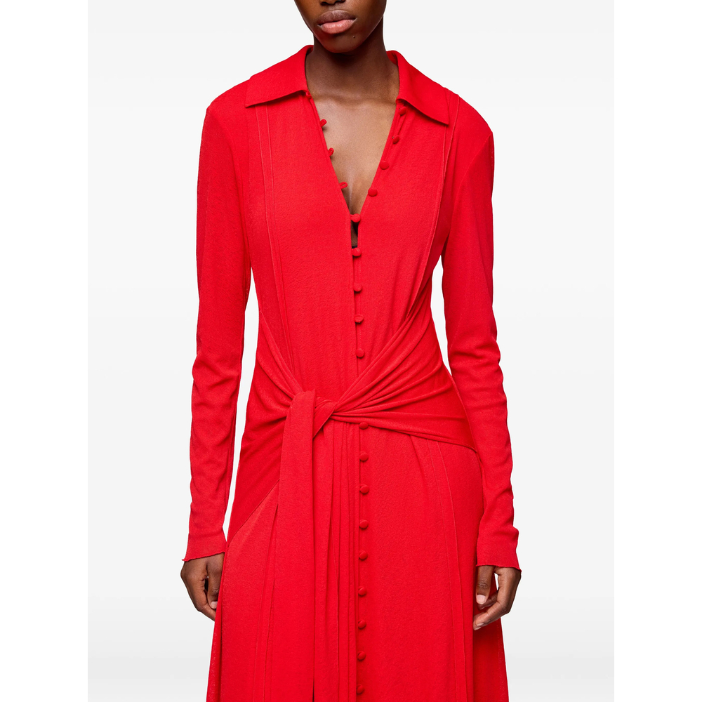 [GANNI] Long sleeve dress SS26 A1030484  06P