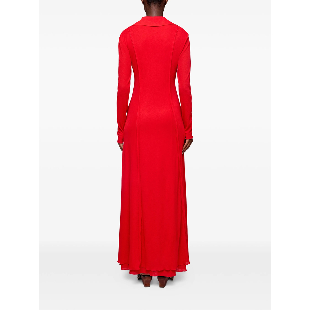 [GANNI] Long sleeve dress SS26 A1030484  06P