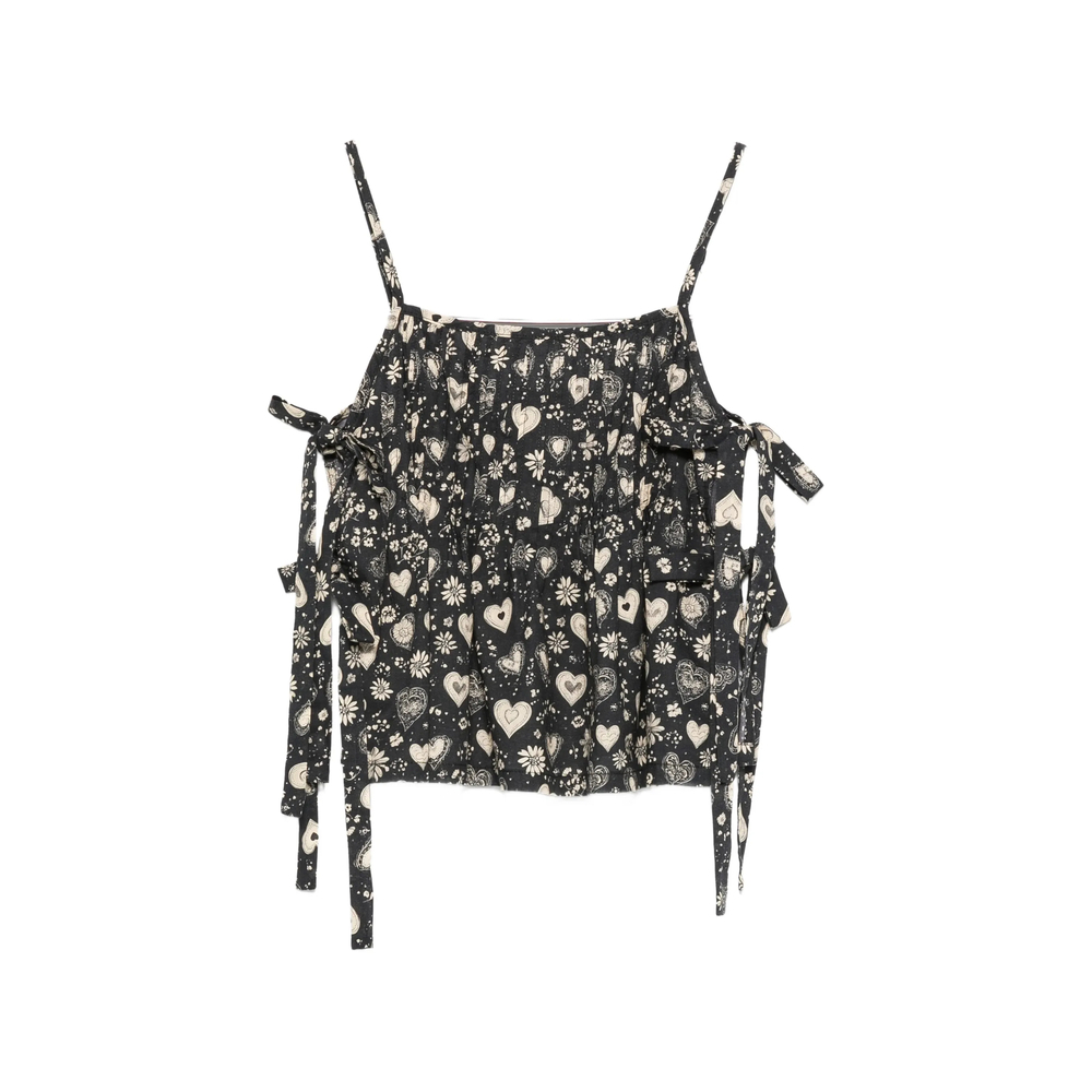 [R13] Tank top SS26 R13WR570 R705B BLACK