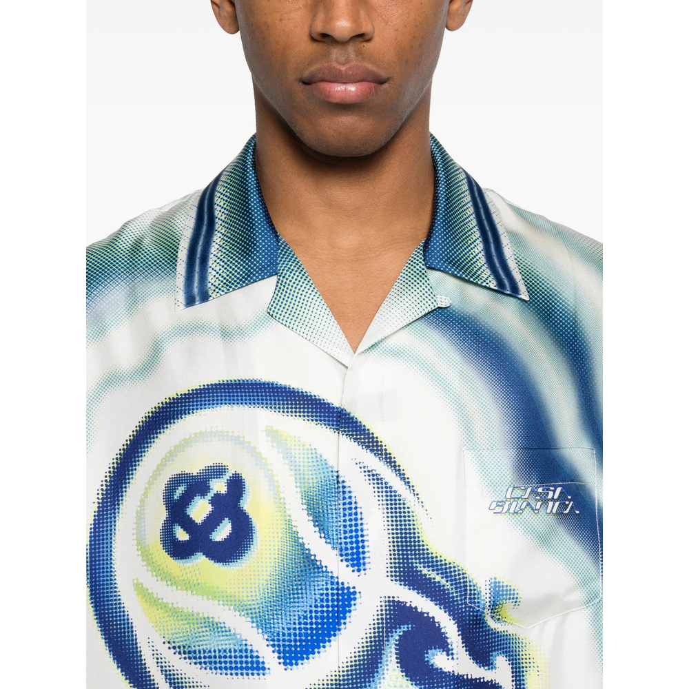 [Casablanca] Shirts Short Sleeve SS26 SP26-SH-003 06 FLATE