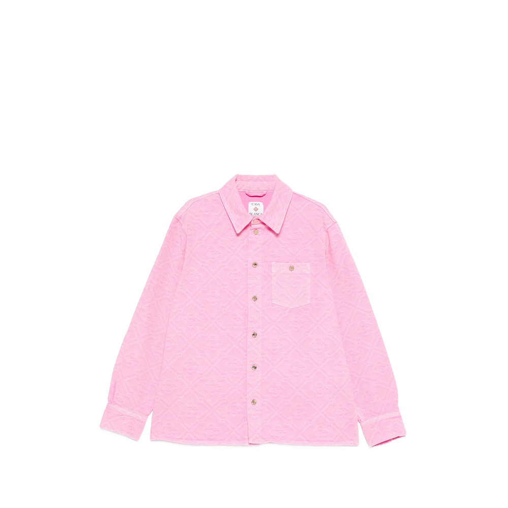 [Casablanca] Denim jacket SS26 SP26-SH-260 01 PINK