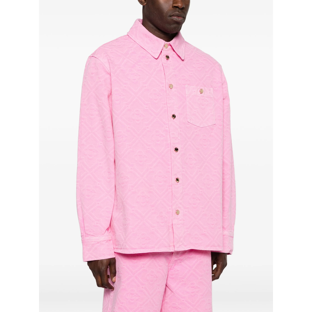 [Casablanca] Denim jacket SS26 SP26-SH-260 01 PINK