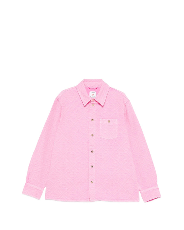 [Casablanca] Denim jacket SS26 SP26-SH-260 01 PINK