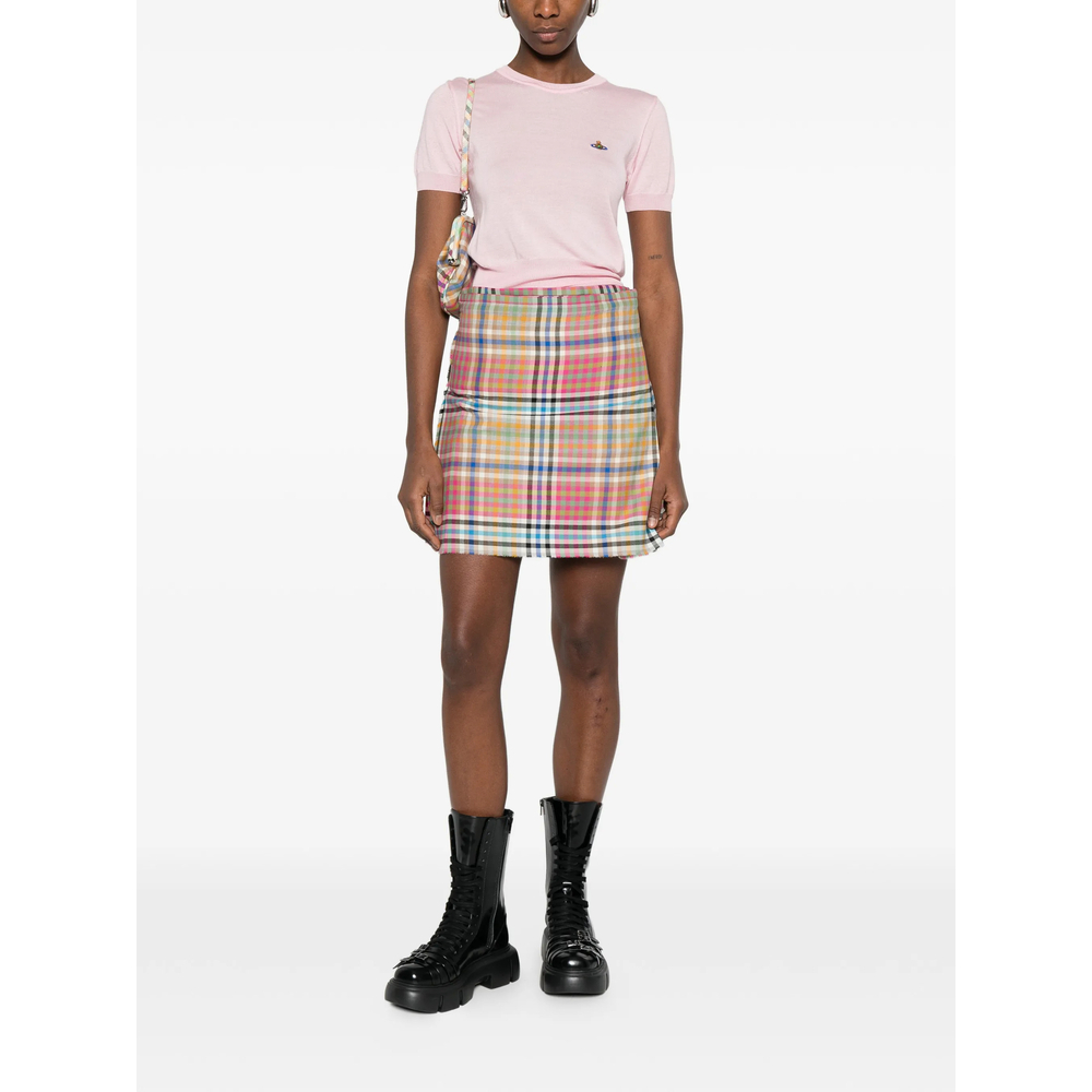 [Vivienne Westwood] Mini skirt SS26 1F020006 W01CD O215