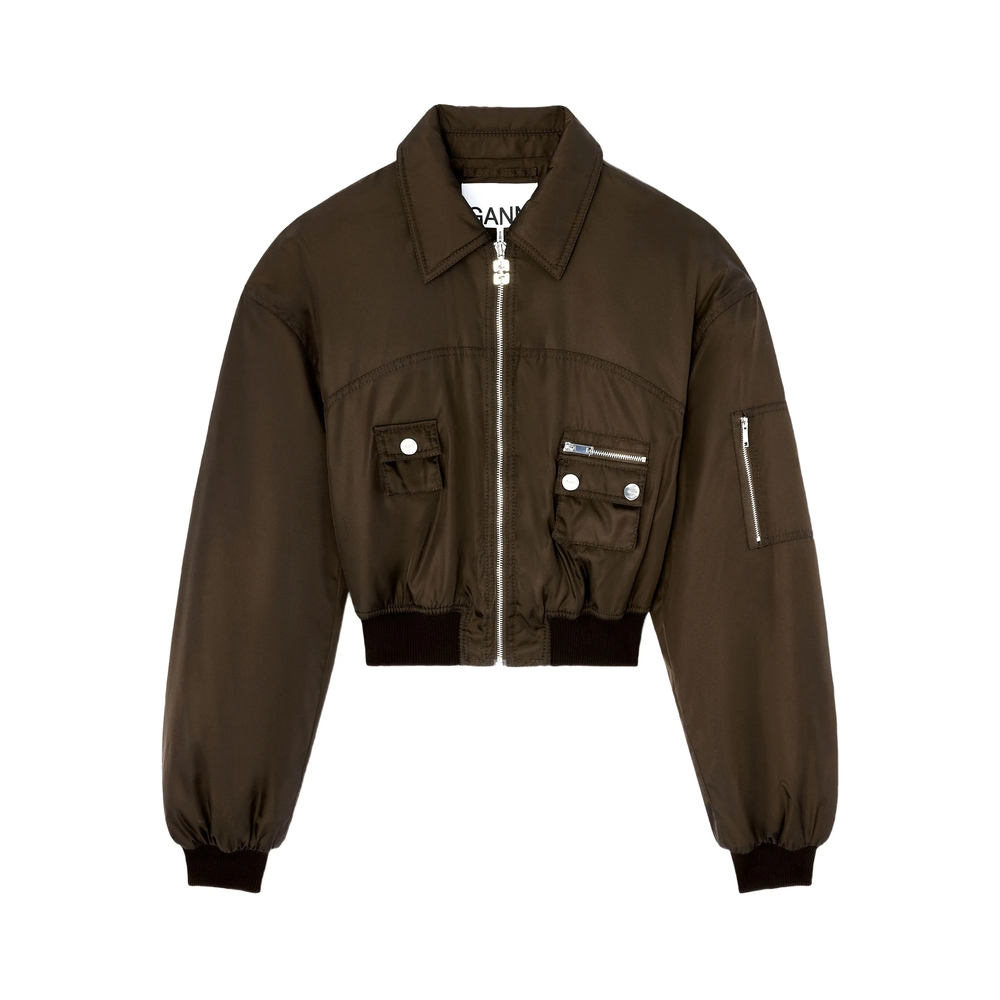 [GANNI] Bomber jacket SS26 A1010046  ZWX