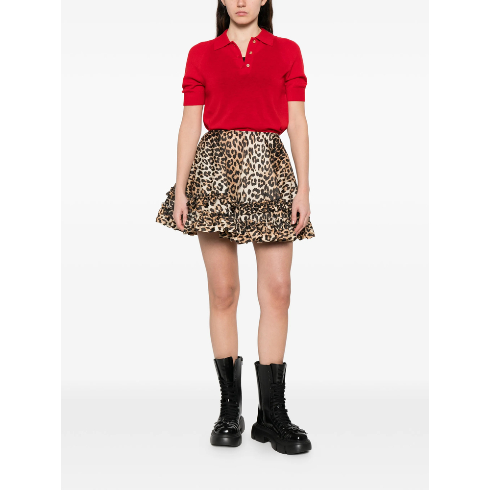 [GANNI] Mini skirt SS26 A1090087  859