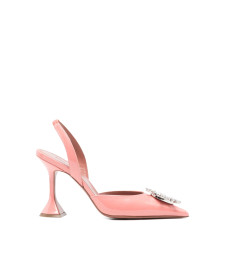 [Amina Muaddi] Boots SS26 BEGUM SLING 95 PEACH