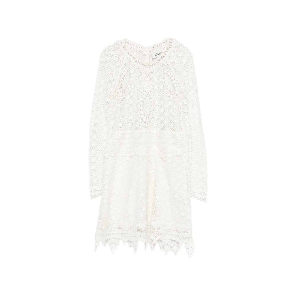 [Isabel Marant] Long sleeve dress SS26 D1J02I RO0993FA 20WH