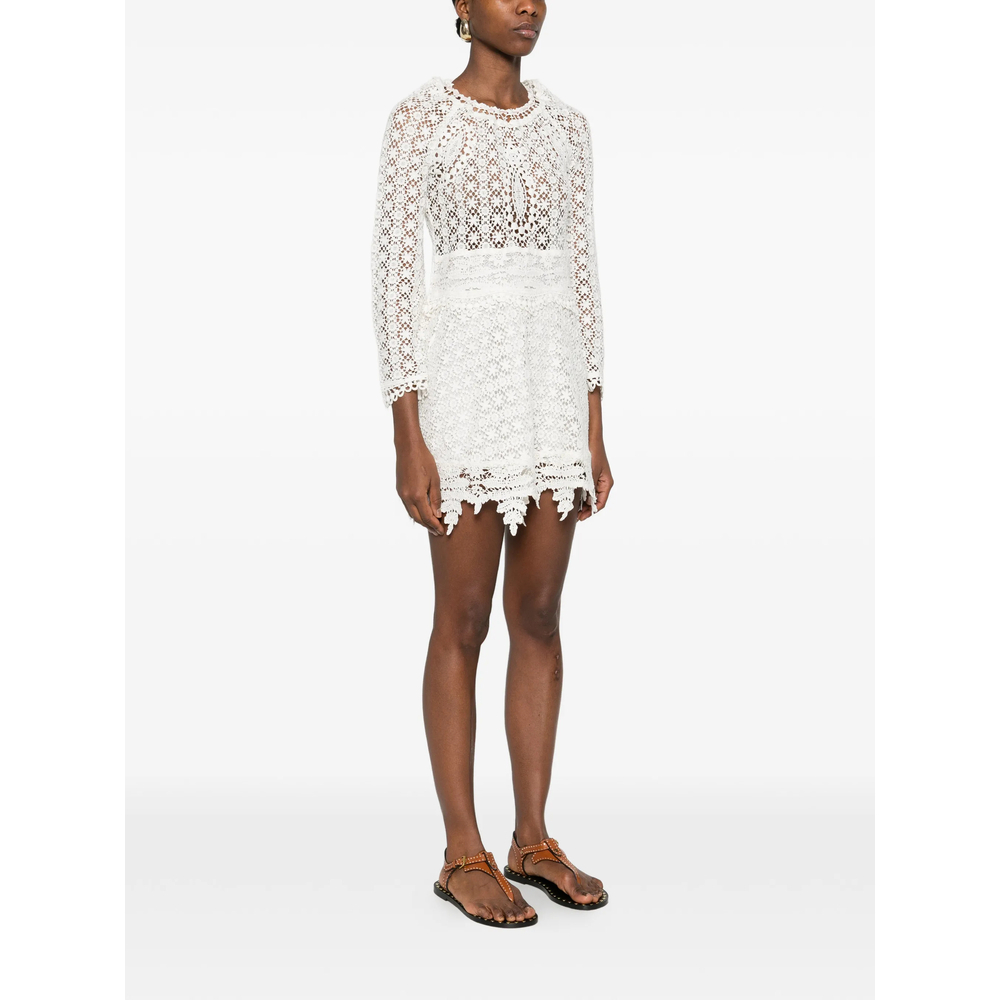 [Isabel Marant] Long sleeve dress SS26 D1J02I RO0993FA 20WH