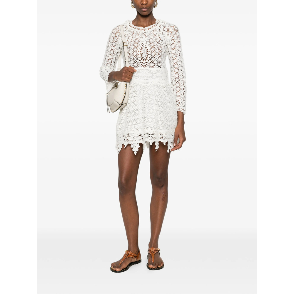 [Isabel Marant] Long sleeve dress SS26 D1J02I RO0993FA 20WH