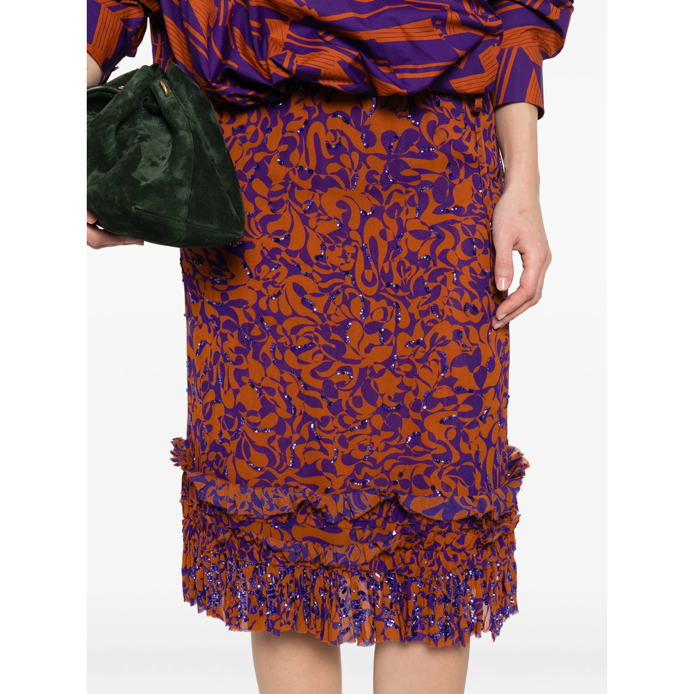 [DRIES VAN NOTEN] Midi skirt SS26 3006 130890 353