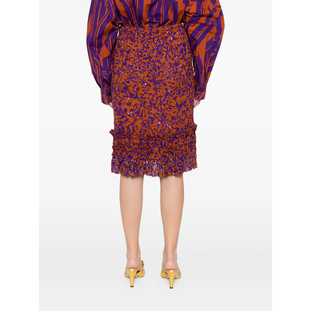 [DRIES VAN NOTEN] Midi skirt SS26 3006 130890 353