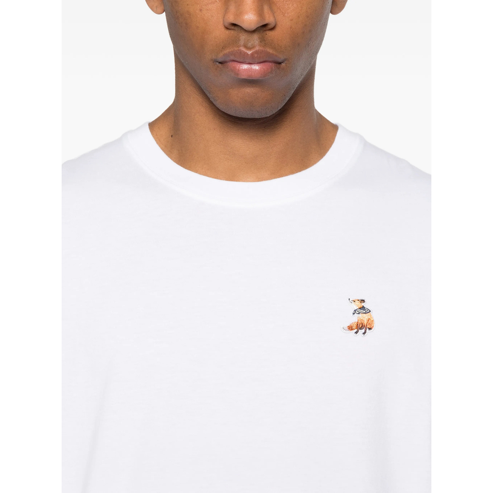[MAISON KITSUNE] T-shirts Short Sleeve SS26 QM00102KJ7026  WHITE