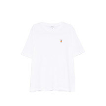 [MAISON KITSUNE] T-shirts Short Sleeve SS26 QM00102KJ7026  WHITE
