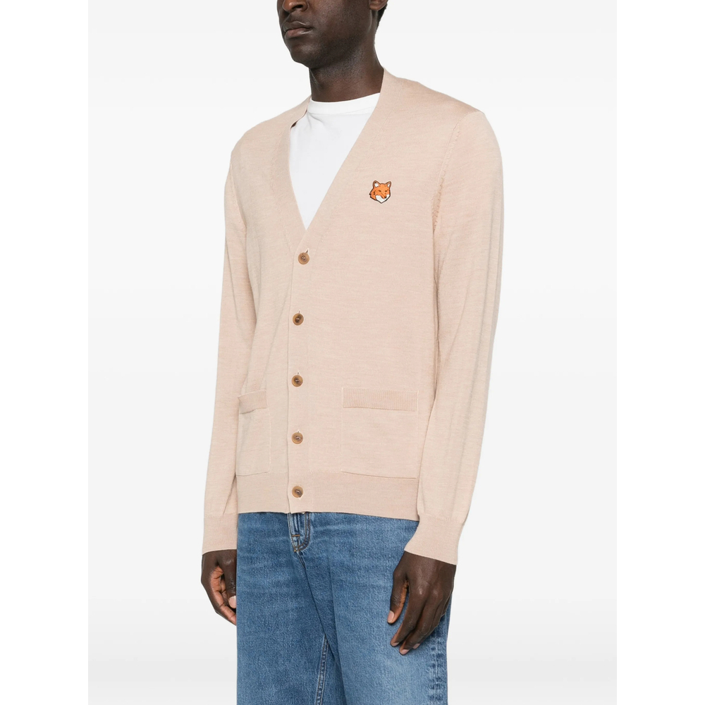 [MAISON KITSUNE] Cardigan SS26 PM00501KT1181  ROAST