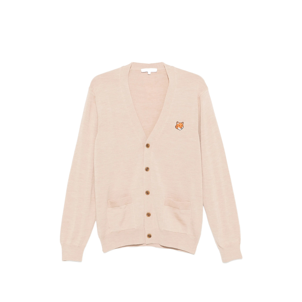 [MAISON KITSUNE] Cardigan SS26 PM00501KT1181  ROAST