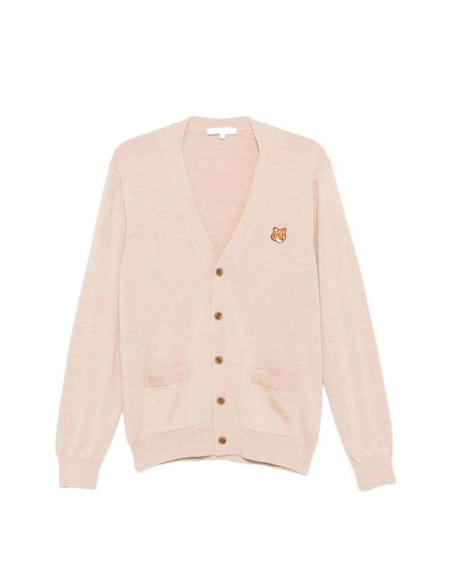[MAISON KITSUNE] Cardigan SS26 PM00501KT1181  ROAST