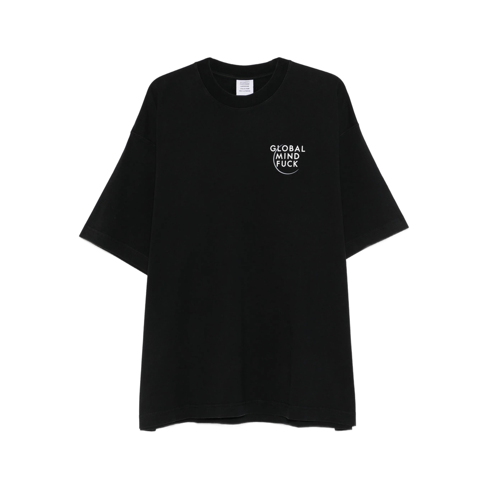 [Vetements] T-shirts Short Sleeve SS26 ME76TR225B  BLACK
