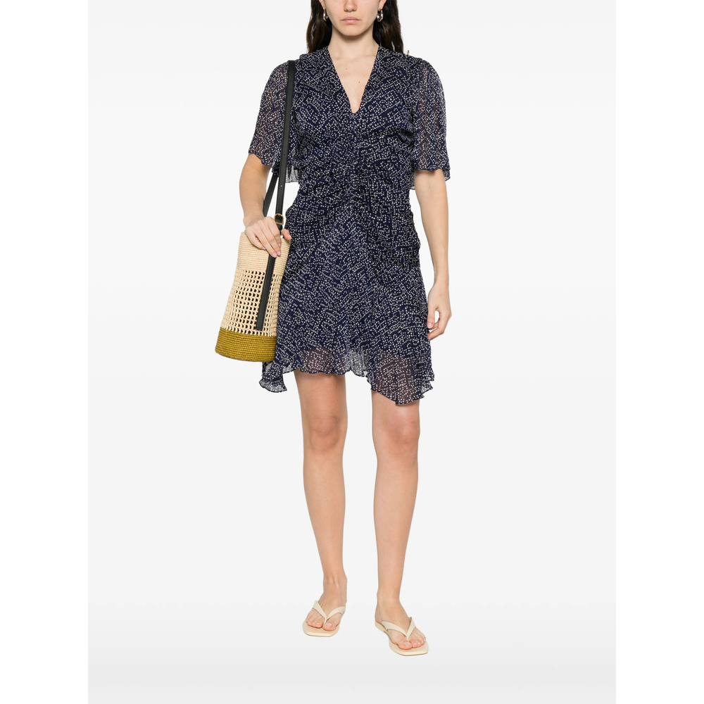 [Marant Etoile] Short sleeve dress SS26 D1J08E RO0330FA 30MI