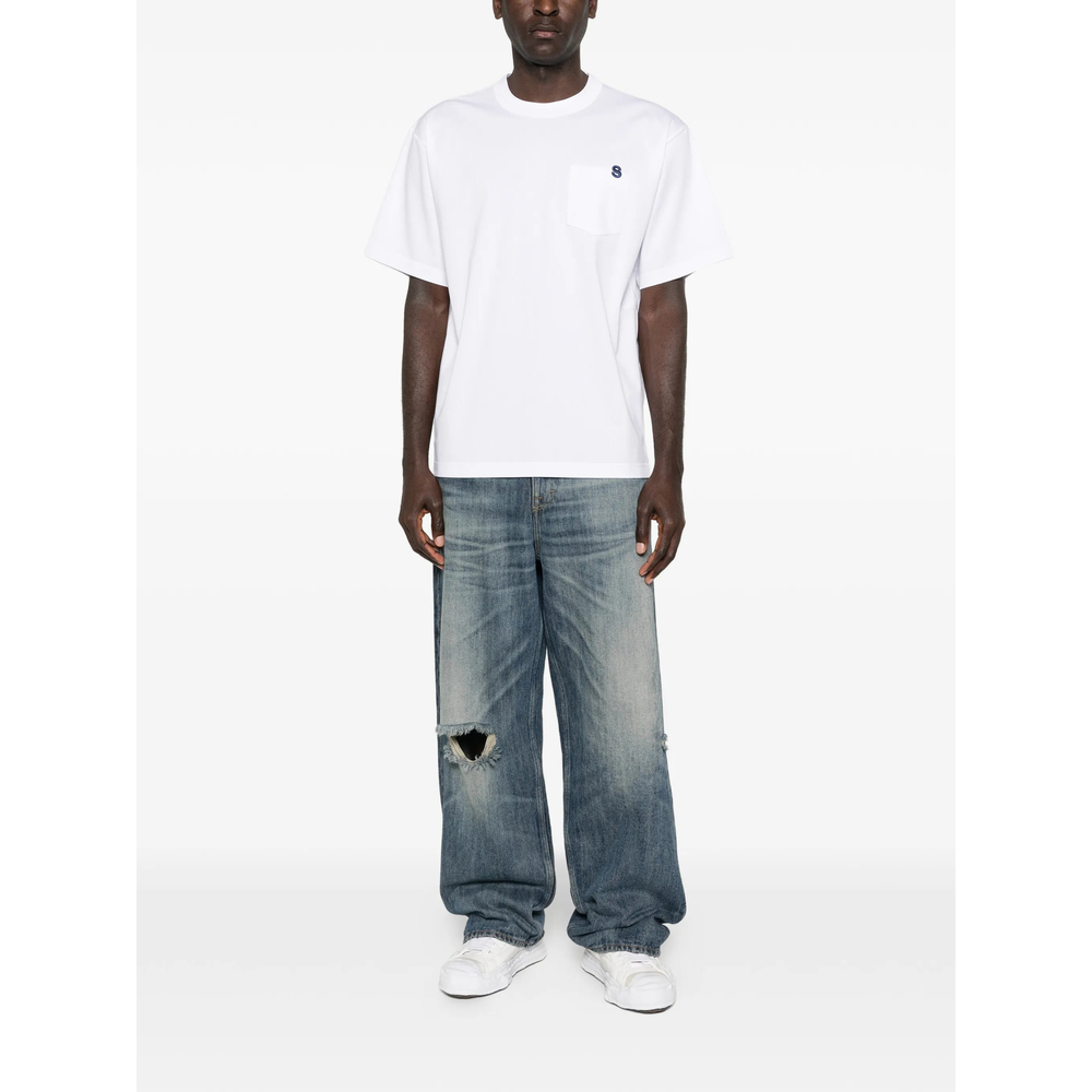 [Sacai] T-shirts Short Sleeve SS26 SCM-336  101