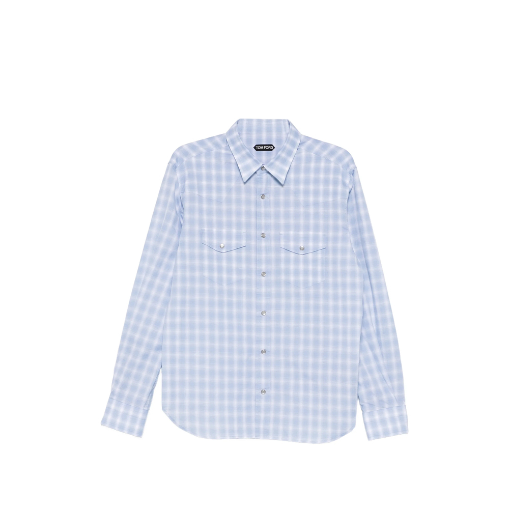 [Tom Ford] Shirts Short Sleeve SS26 FMC312 HDS001 WUA