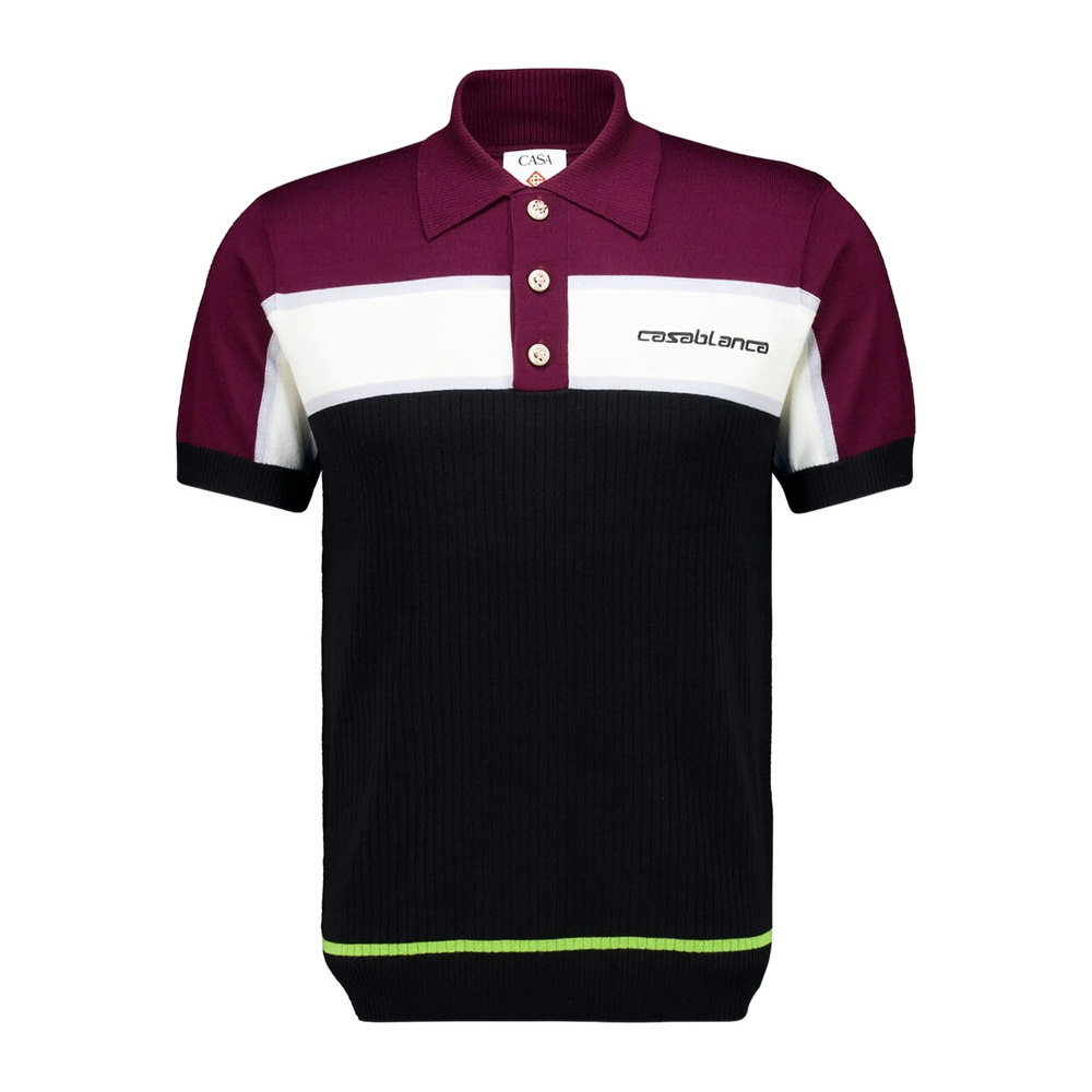 [Casablanca] Shirts Short Sleeve SS26 SP26-KW-1251 01 BLACK
