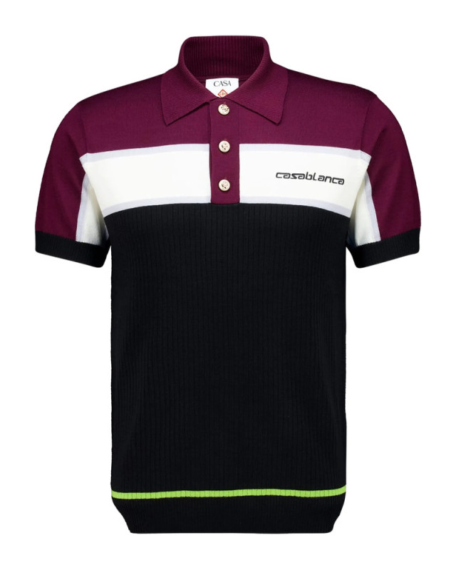 [Casablanca] Shirts Short Sleeve SS26 SP26-KW-1251 01 BLACK