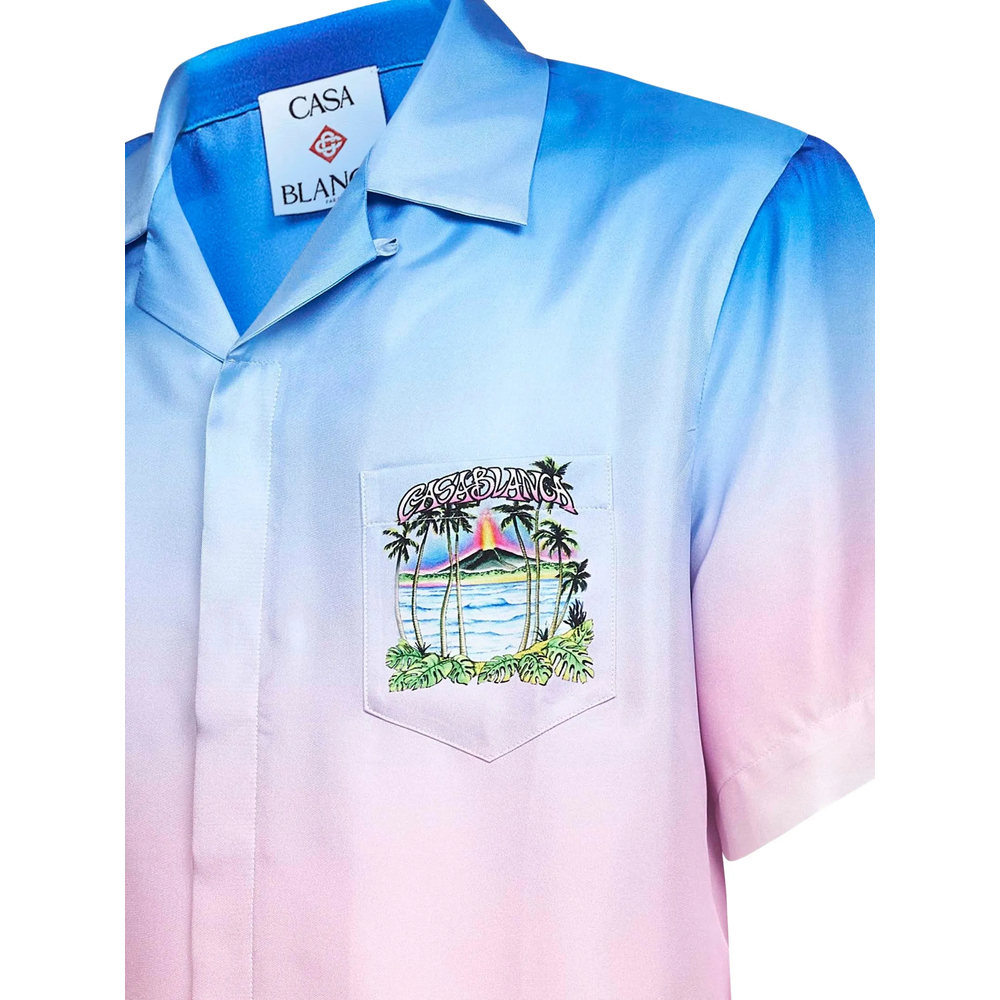 [Casablanca] Shirts Short Sleeve SS26 SP26-SH-003 10 VOLCA
