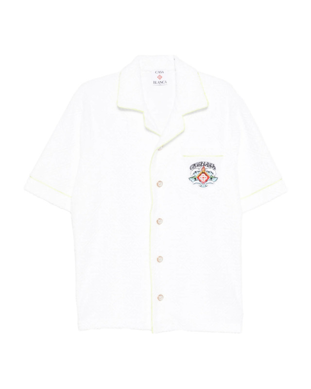 [Casablanca] Shirts Short Sleeve SS26 SP26-SH-085 03 WHITE