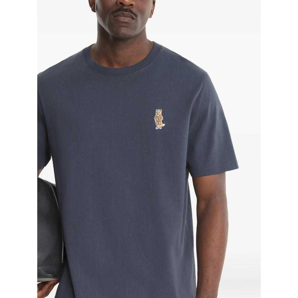 [MAISON KITSUNE] T-shirts Short Sleeve SS26 QM00101KJ7025  SBLUE