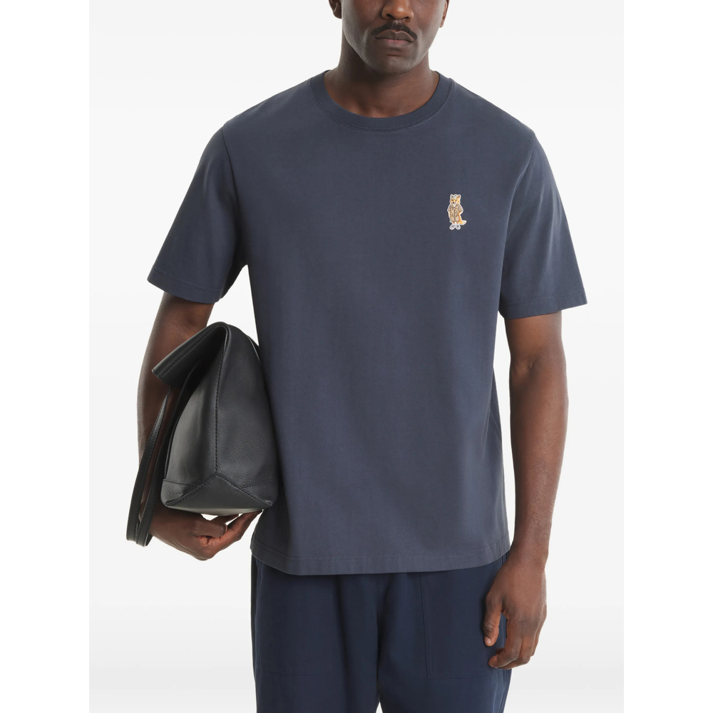 [MAISON KITSUNE] T-shirts Short Sleeve SS26 QM00101KJ7025  SBLUE