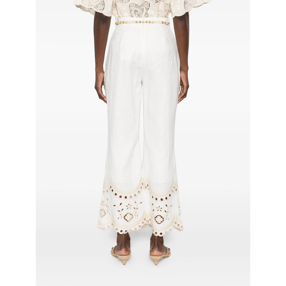 [Zimmermann] Trousers SS26 5797PRS262  IVORY