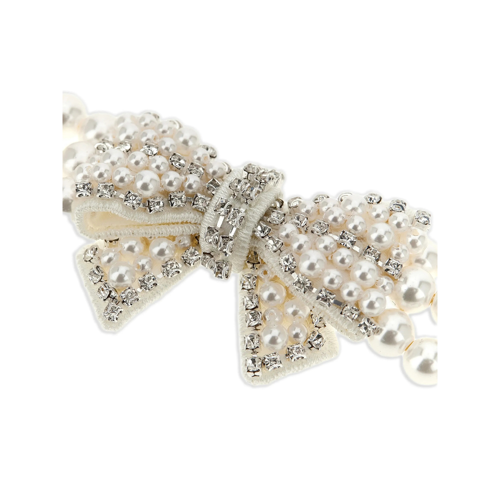 [Self-portrait] Necklace SS26 RS26-628N-C  CREAM
