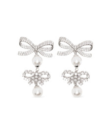 [Self-portrait] Earring SS26 RS26-629E-SL  SILVE