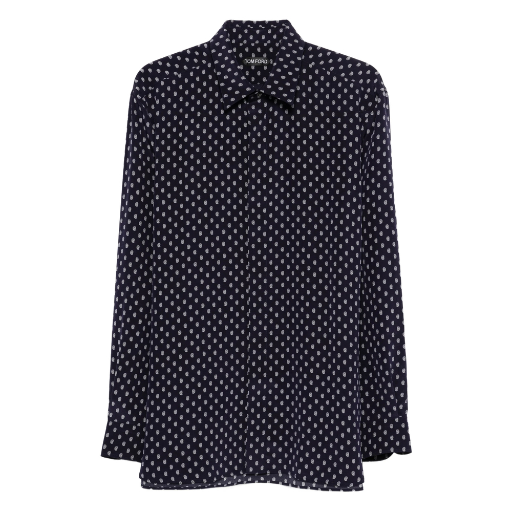 [Tom Ford] Shirts Long Sleeve SS26 FMS082 HRN004 VAV