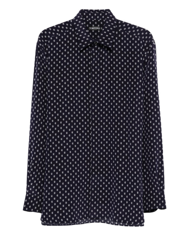 [Tom Ford] Shirts Long Sleeve SS26 FMS082 HRN004 VAV
